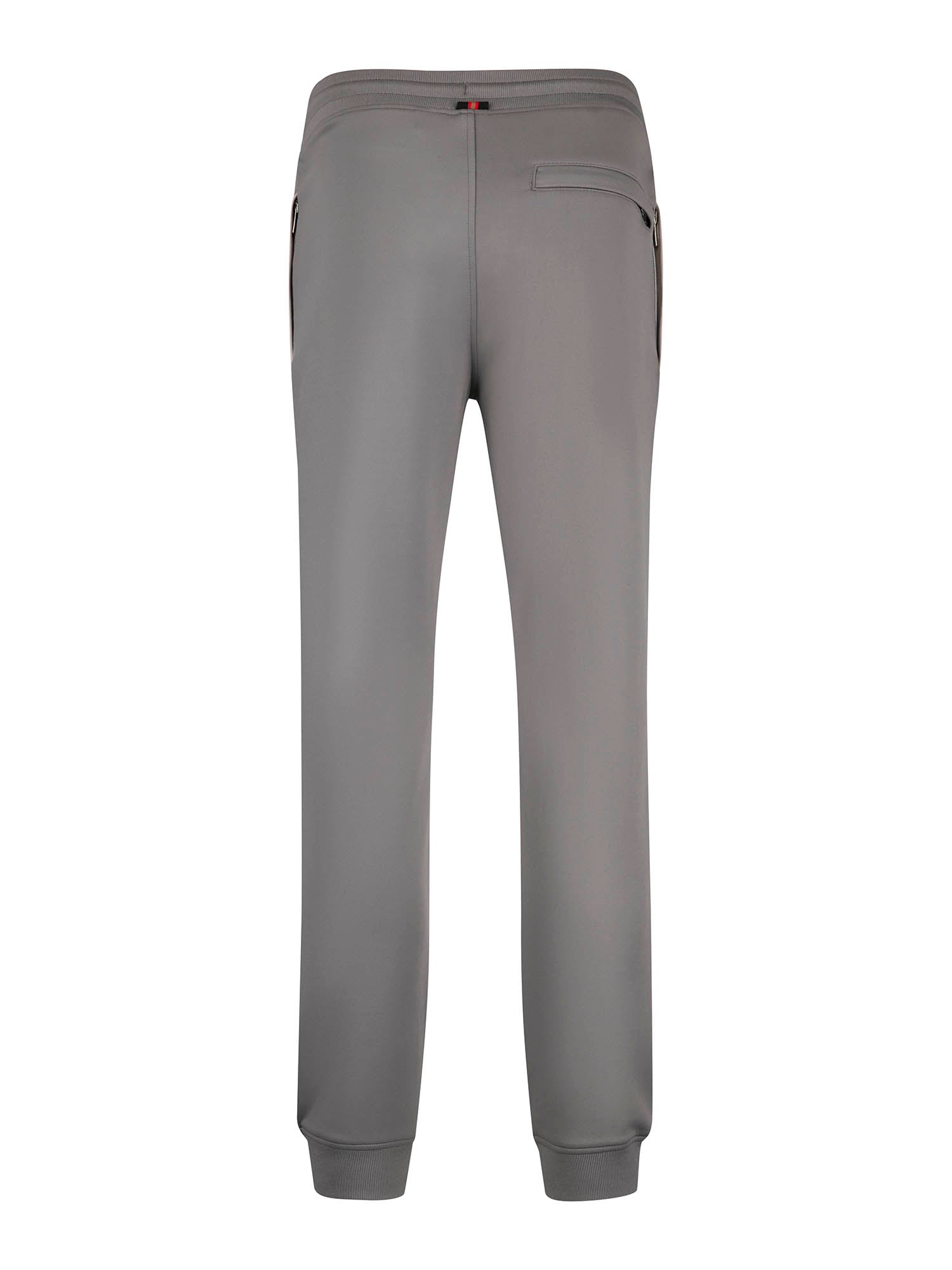 LUKE 1977 Mens Francis Grey Joggers Premium Stretch Tricot Pants