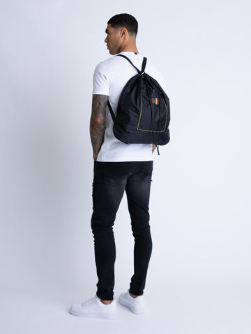 Men's black bag.