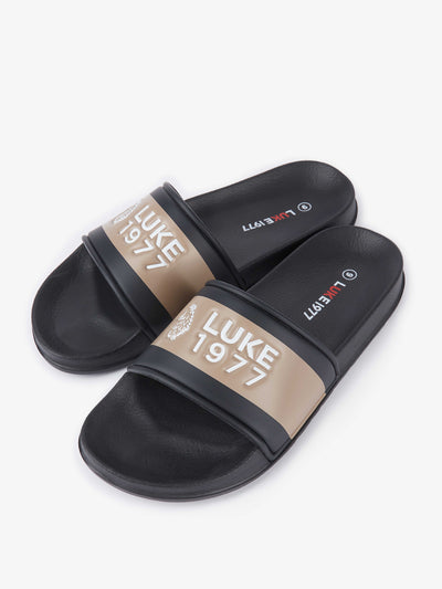 Men's black footwear.