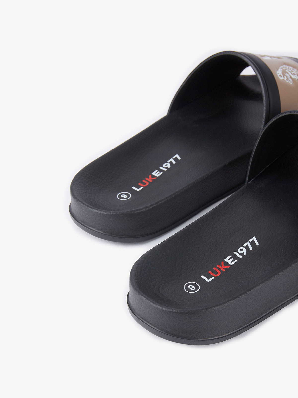 Men's black footwear.