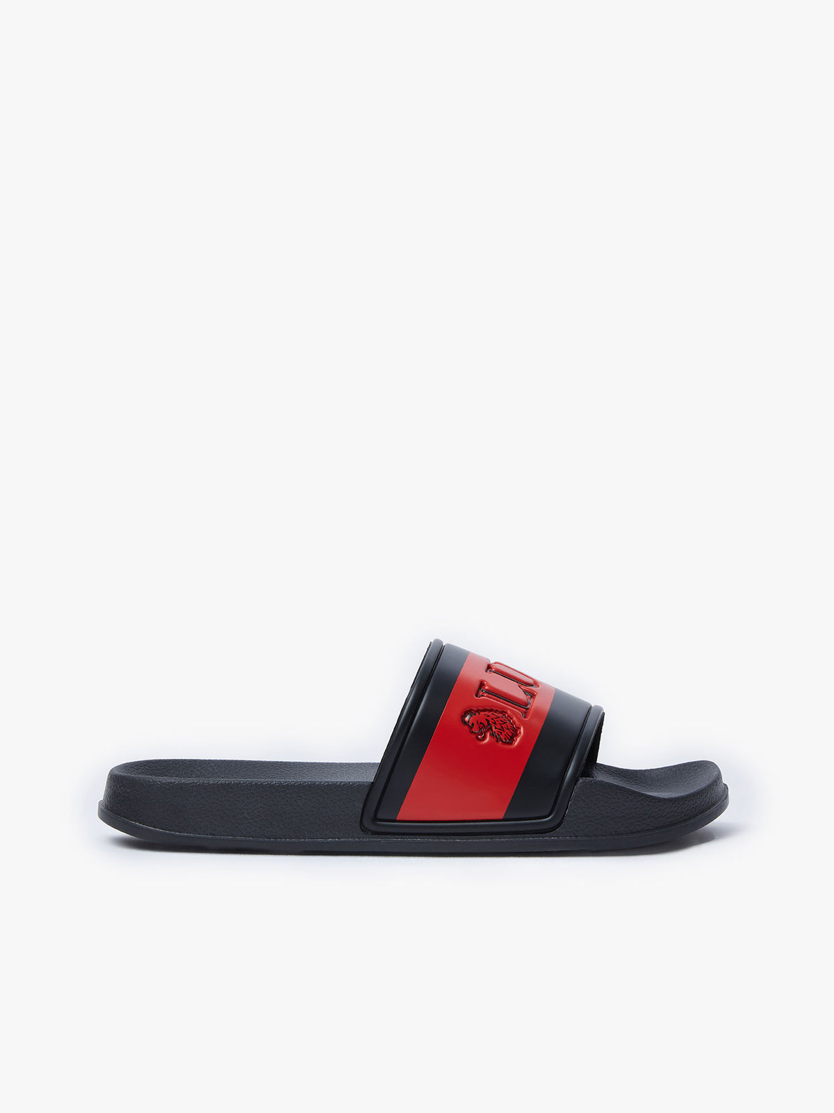 Men's black footwear.