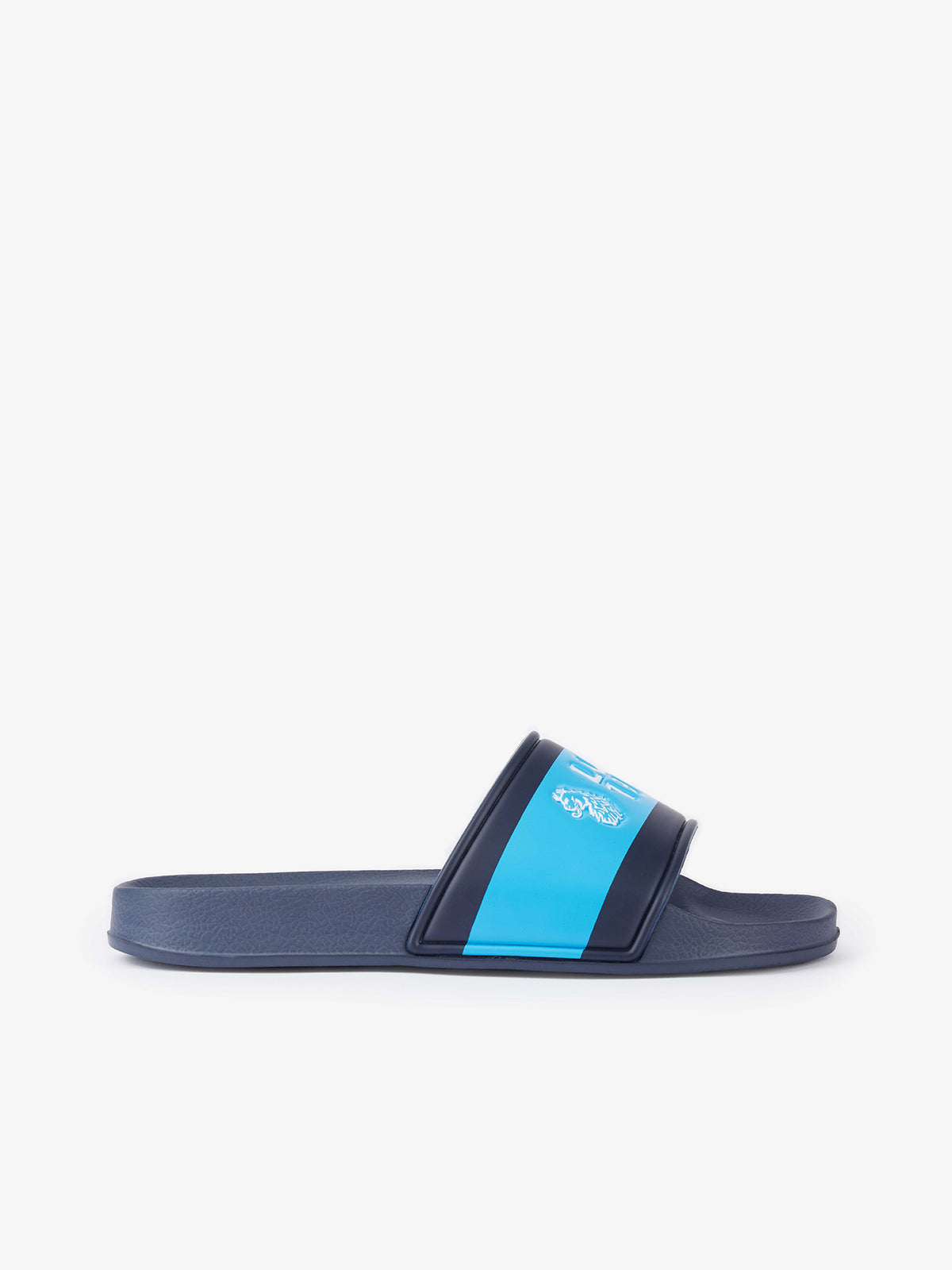 Men's navy footwear.