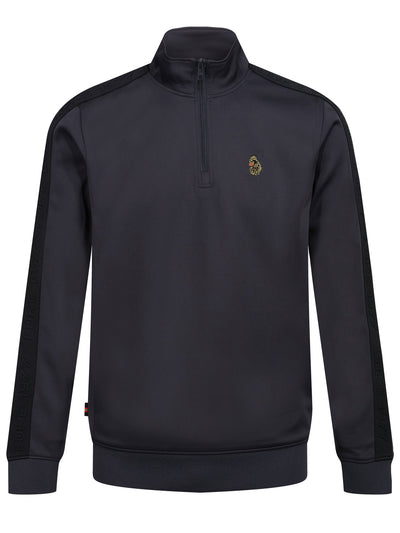 TTTQR Quarter Zip Tricot Sweatshirt - Charcoal