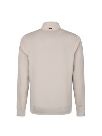 TTTQR Quarter Zip Tricot Sweatshirt - Stone