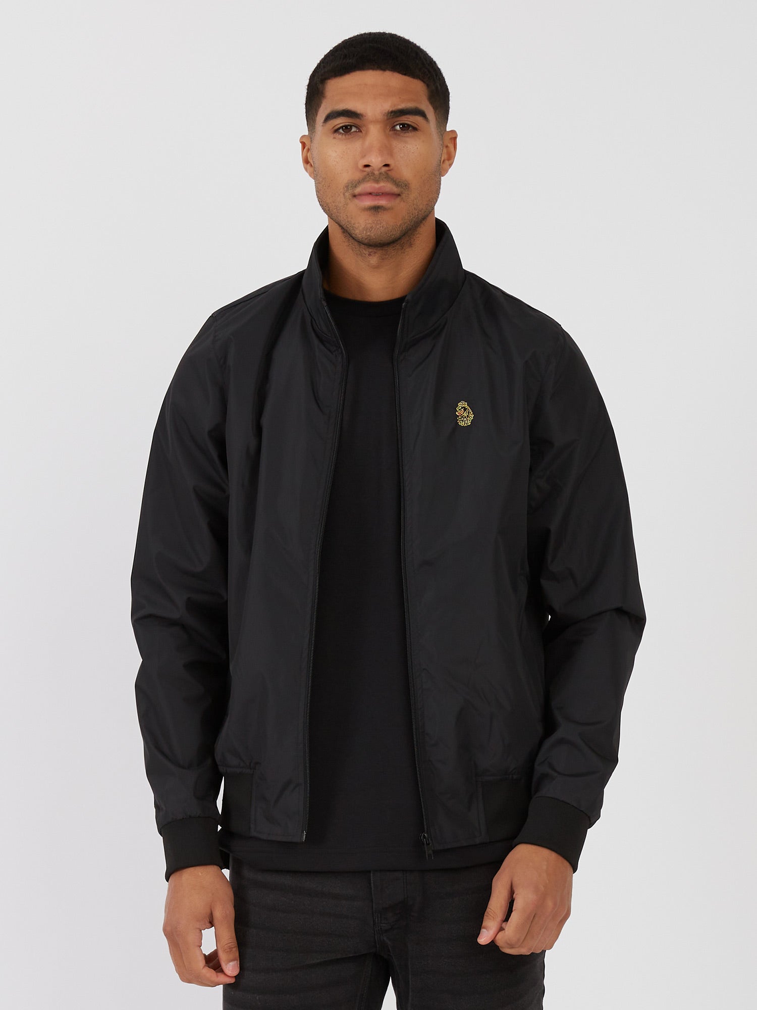 Merlin Harrington Funnel Neck Black Men
