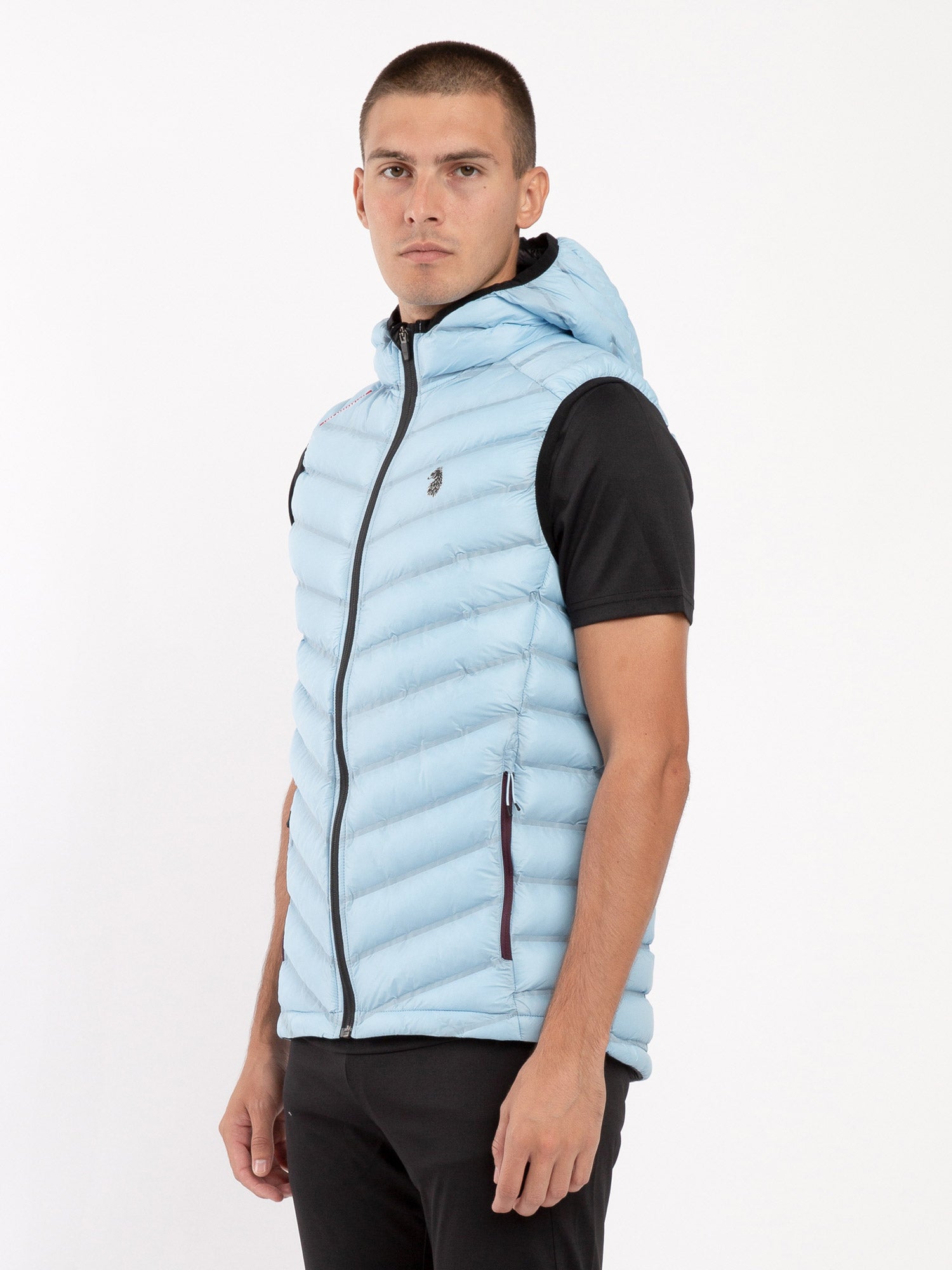 GLOBAL LIGHTWEIGHT QUILTED HOODED GILET – Luke1977