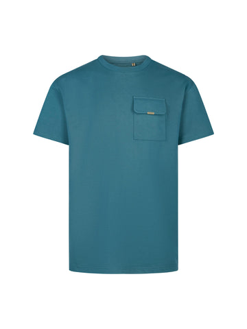 Dragger Relaxed Fit Chest Pocket T-Shirt - Teal