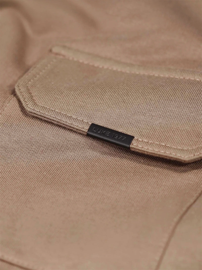 Dragger Relaxed Fit Chest Pocket T-Shirt - Brown