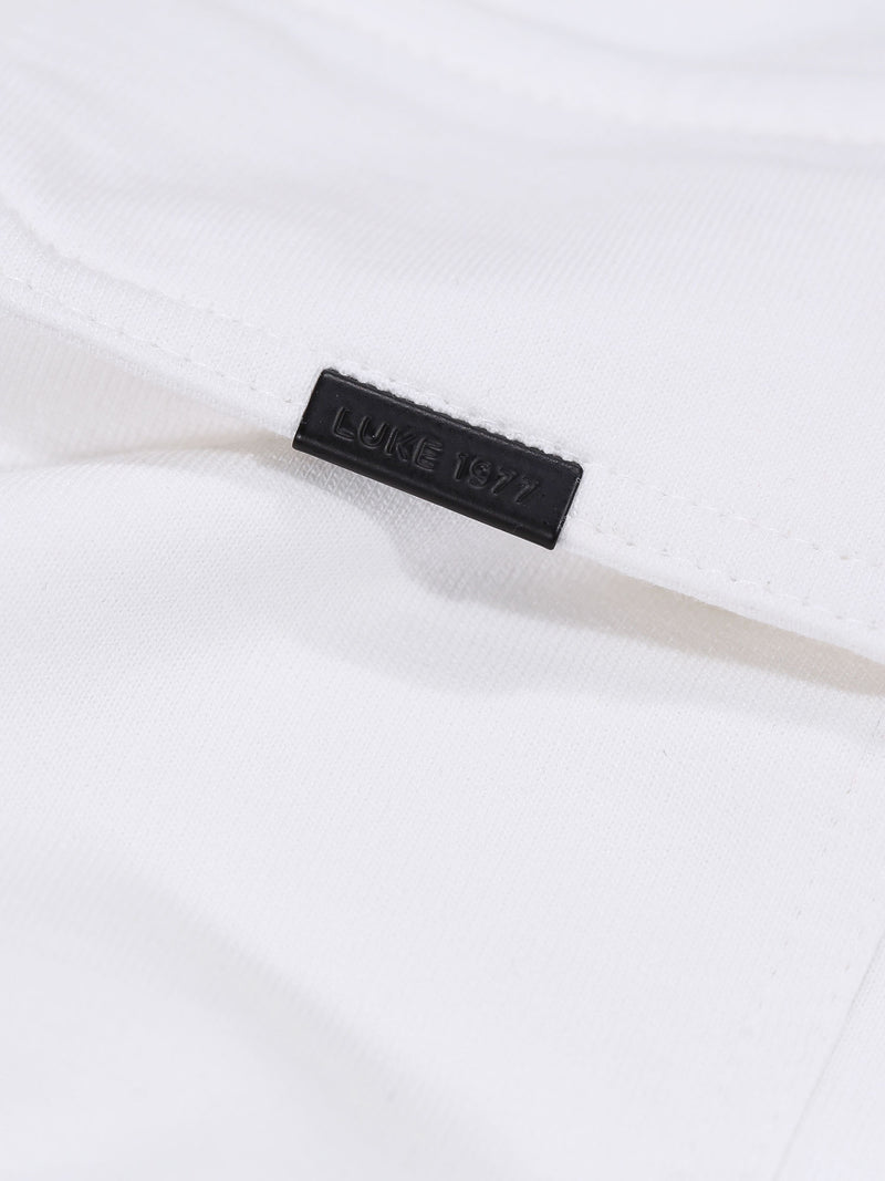 Dragger Relaxed Fit Chest Pocket T-Shirt - White