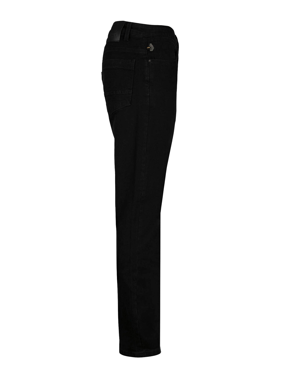 Men's black jeans.