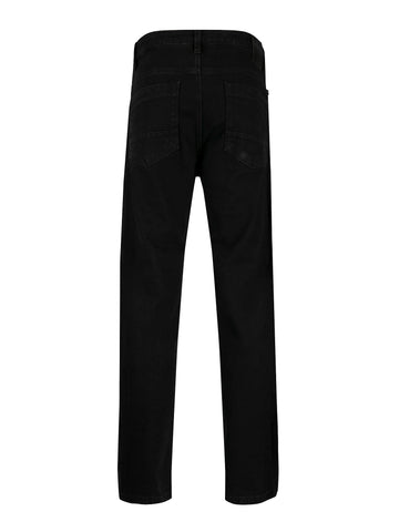 Men's black jeans.
