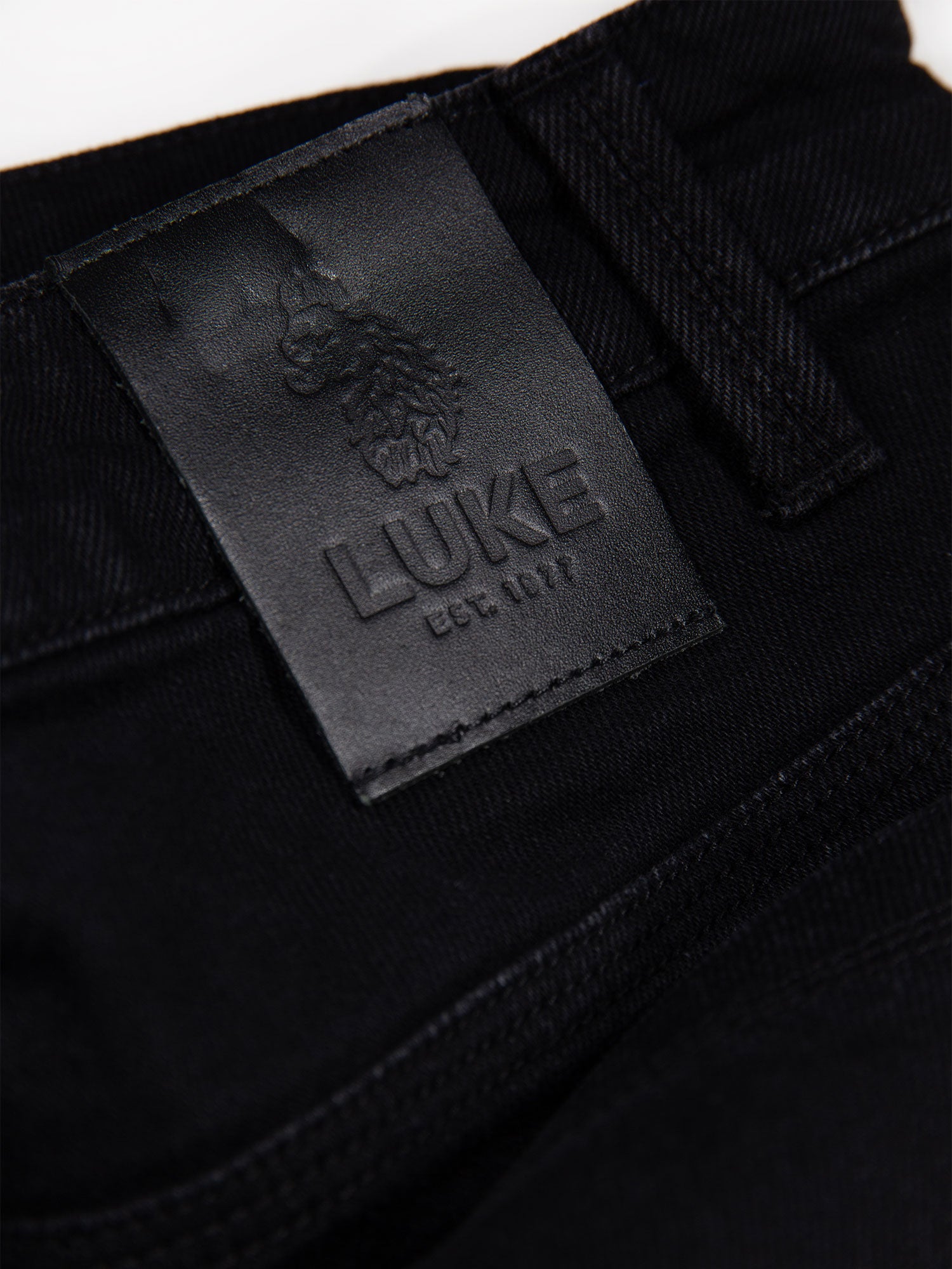 EDWARD REGULAR FIT BLACK JEANS