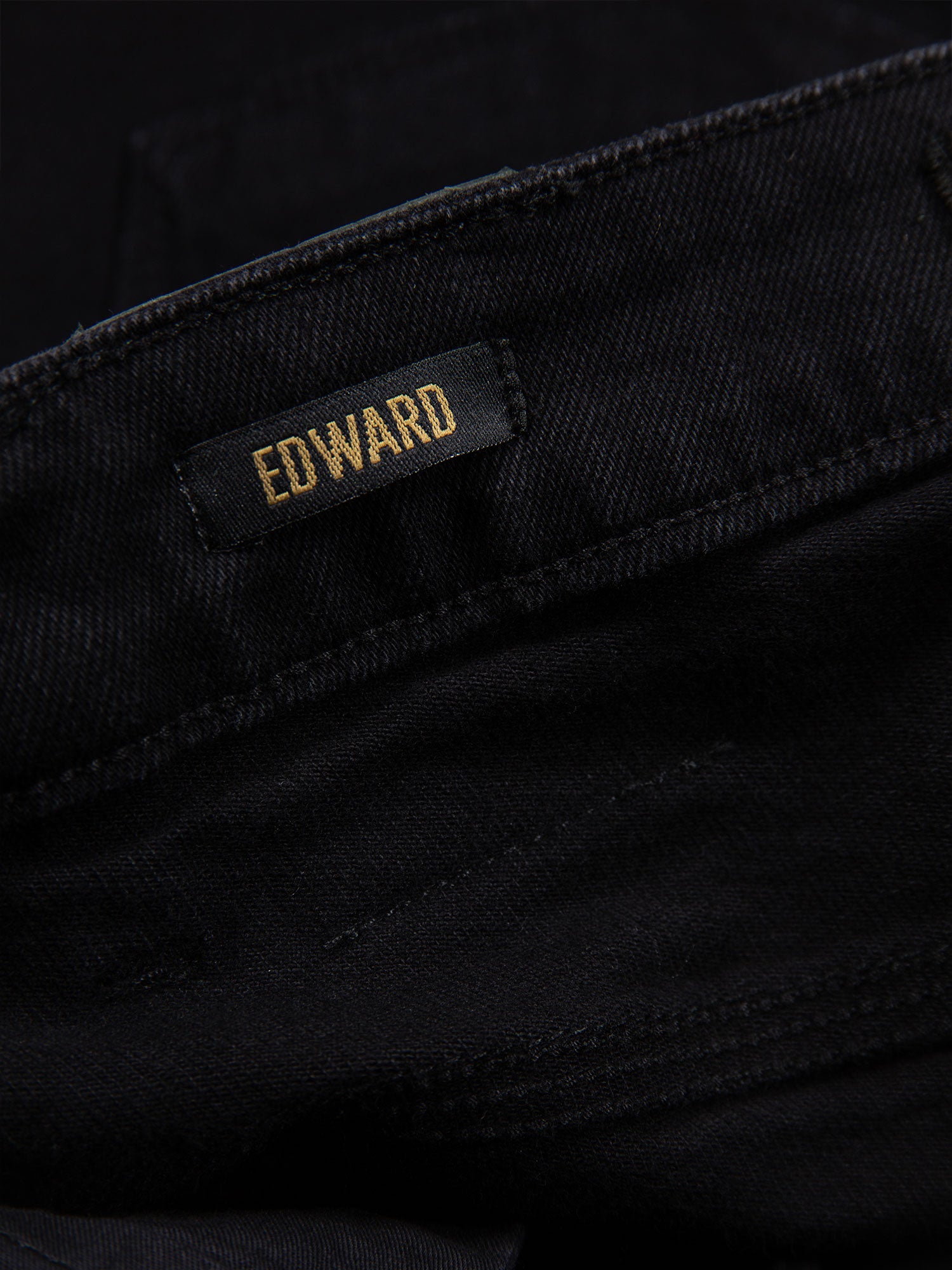 EDWARD REGULAR FIT BLACK JEANS