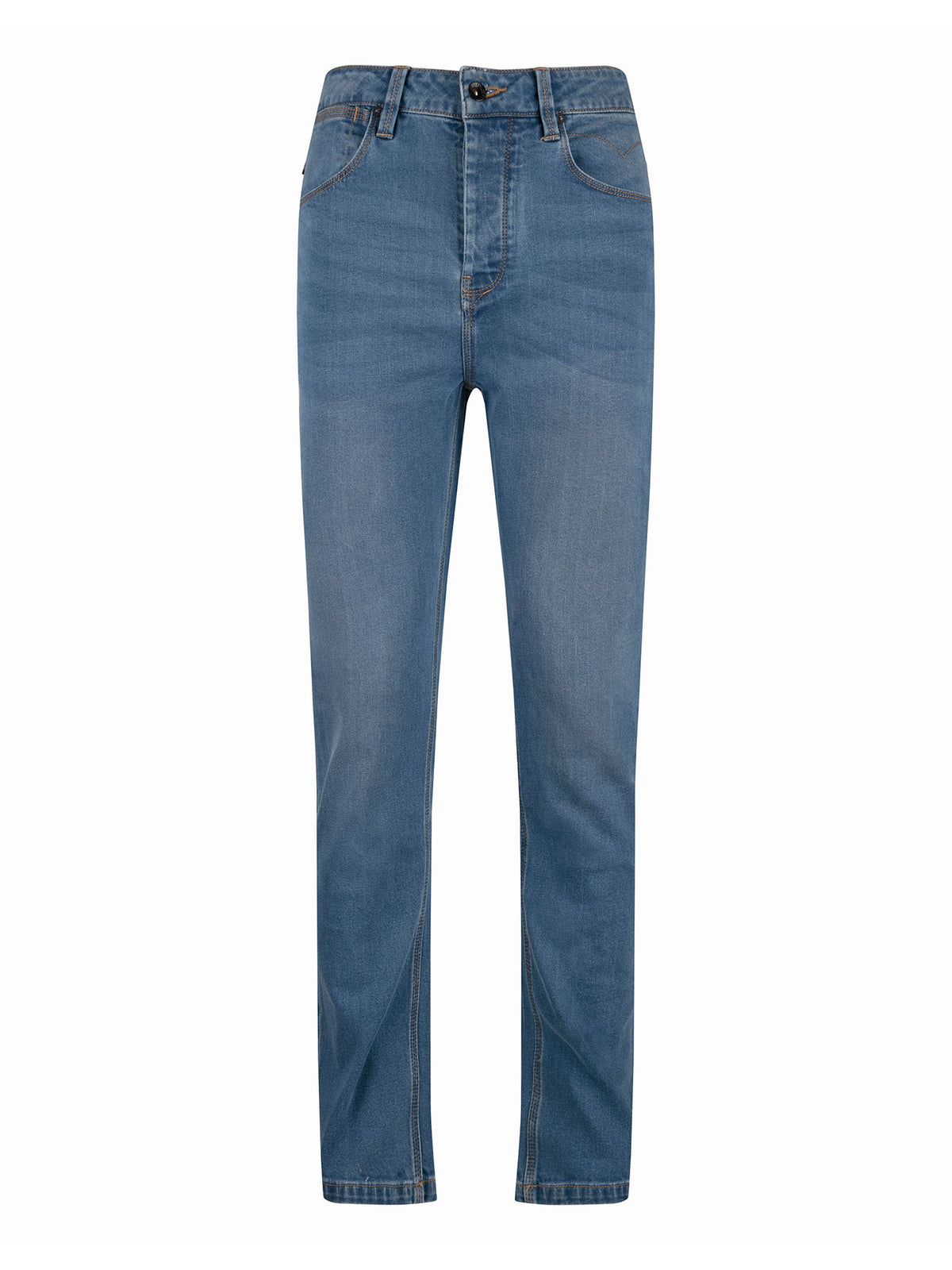 Edward Regular Fit Jeans - Mid Blue