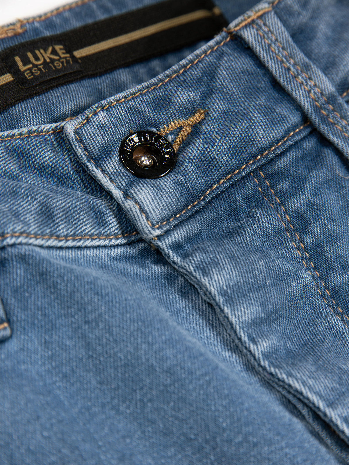 Edward Regular Fit Jeans - Mid Blue