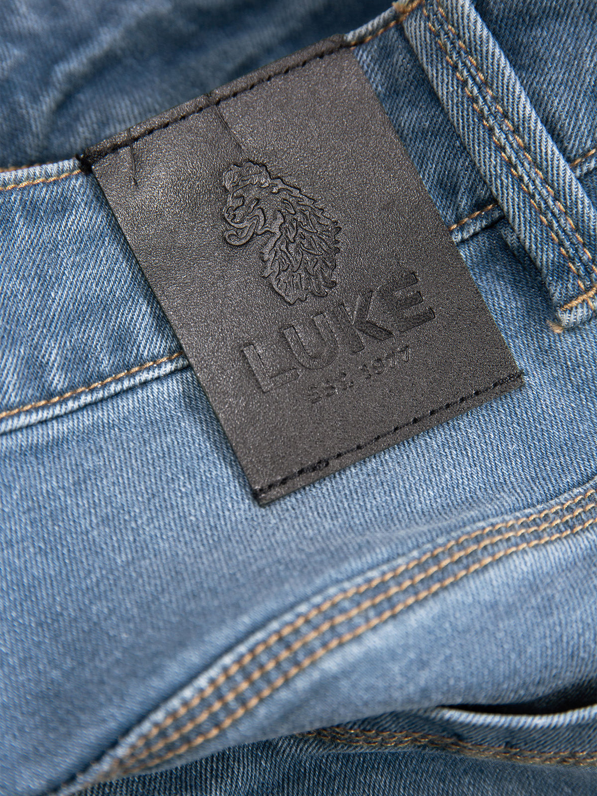 Edward Regular Fit Jeans - Mid Blue