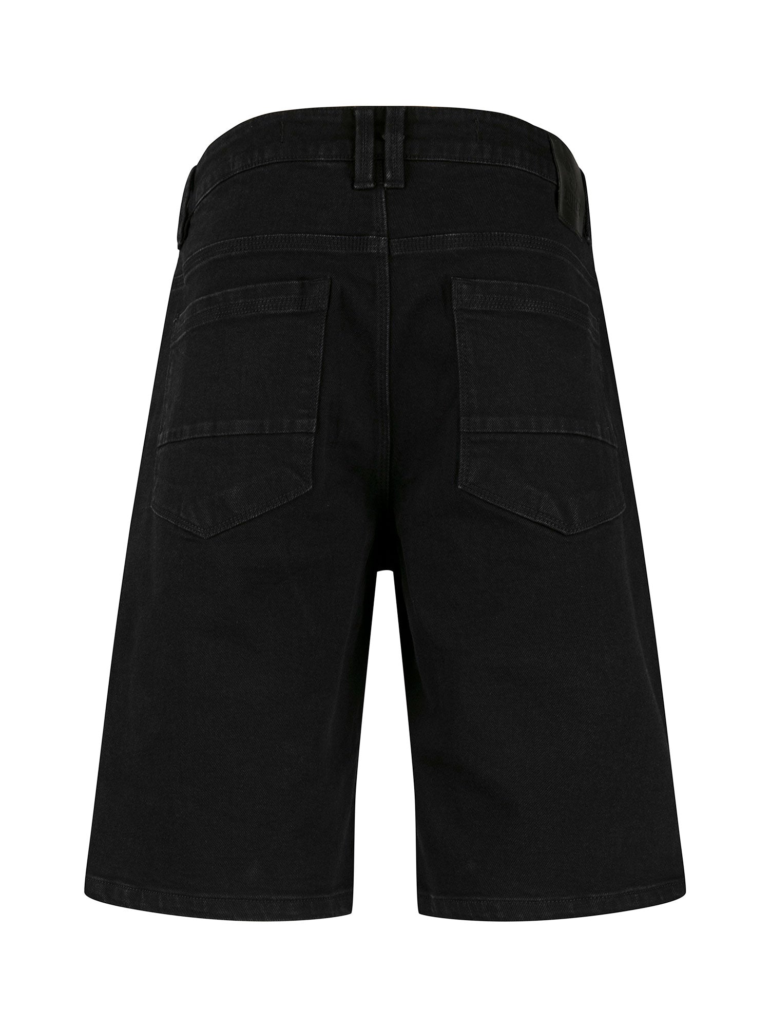 SHORT EDWARD BLACK DENIM SHORTS