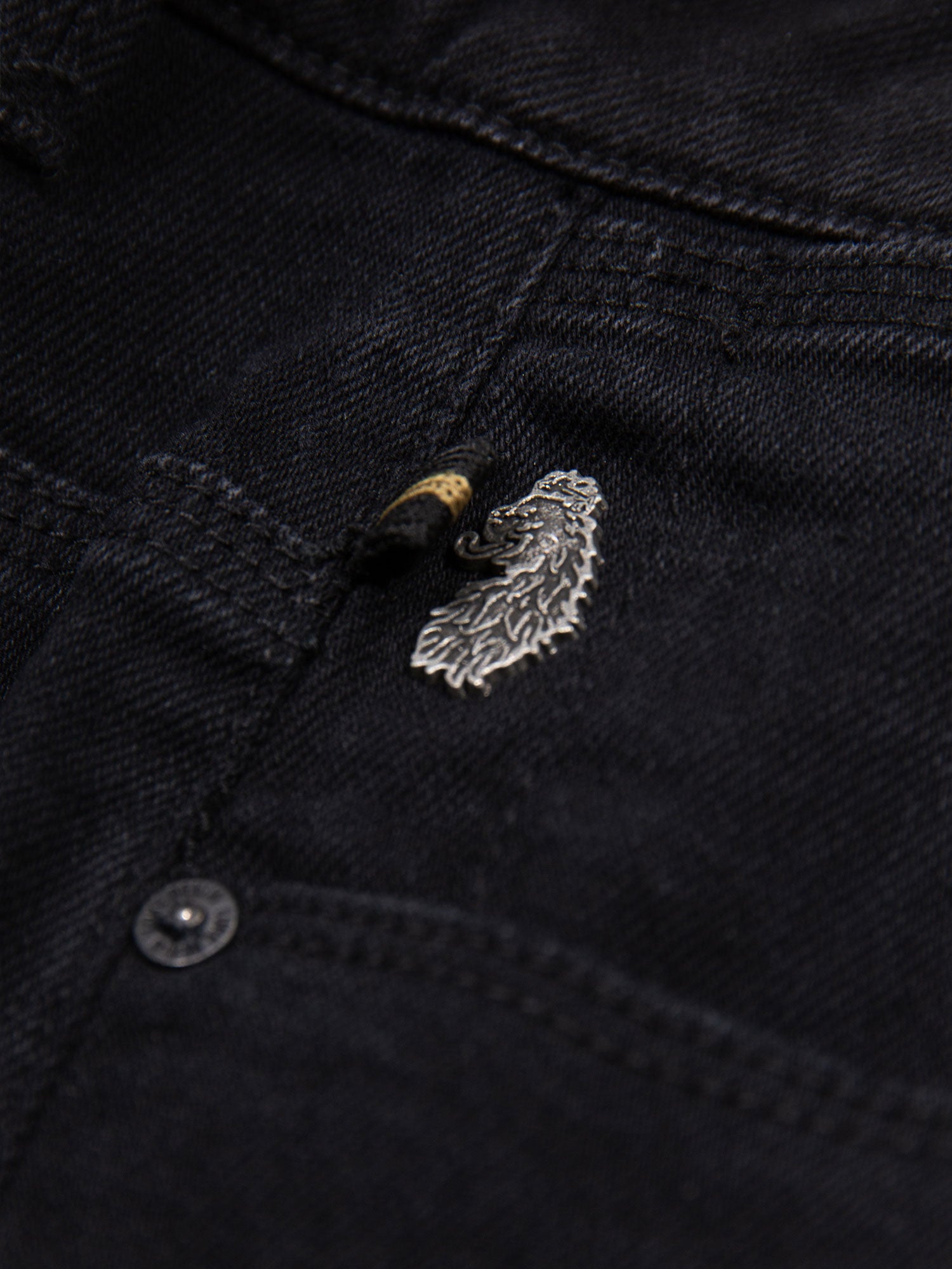 SHORT EDWARD BLACK DENIM SHORTS