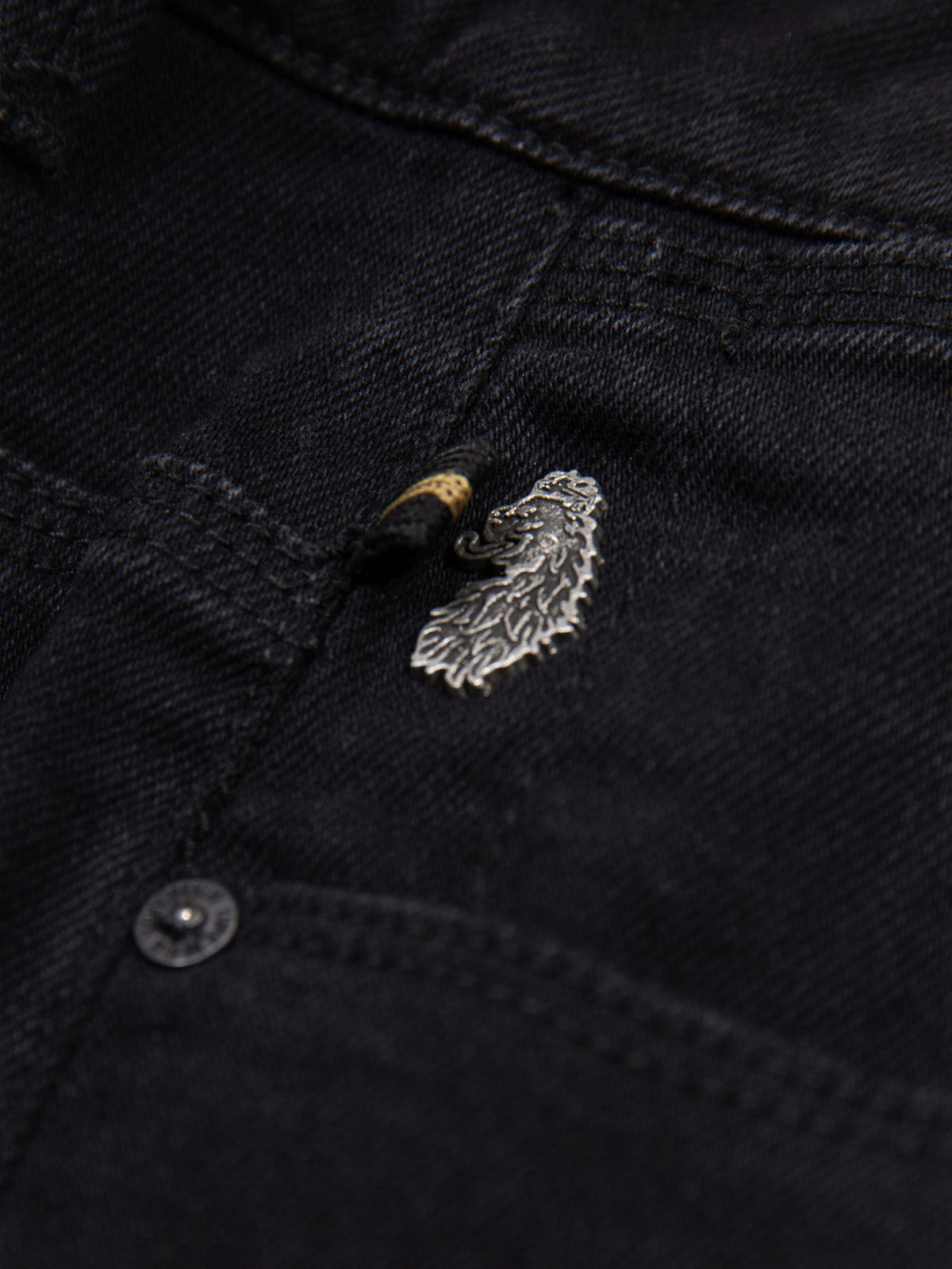 SHORT EDWARD BLACK DENIM SHORTS