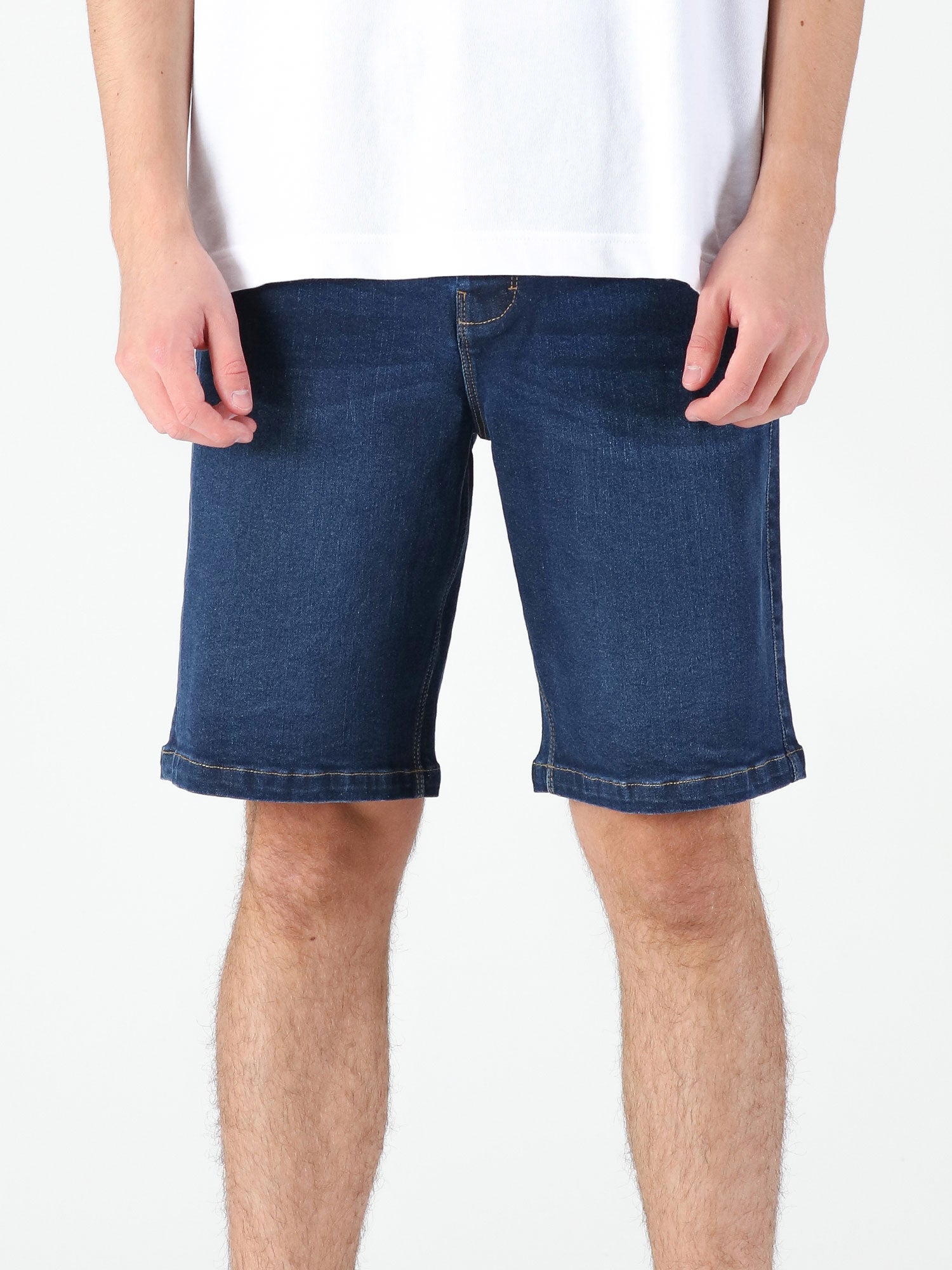 SHORT EDWARD BLUE WASH DENIM SHORTS