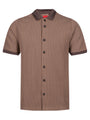MATAGALPA BUTTON UP TEXTURED JACQUARD POLO