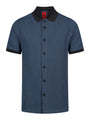 MATAGALPA BUTTON UP TEXTURED JACQUARD POLO