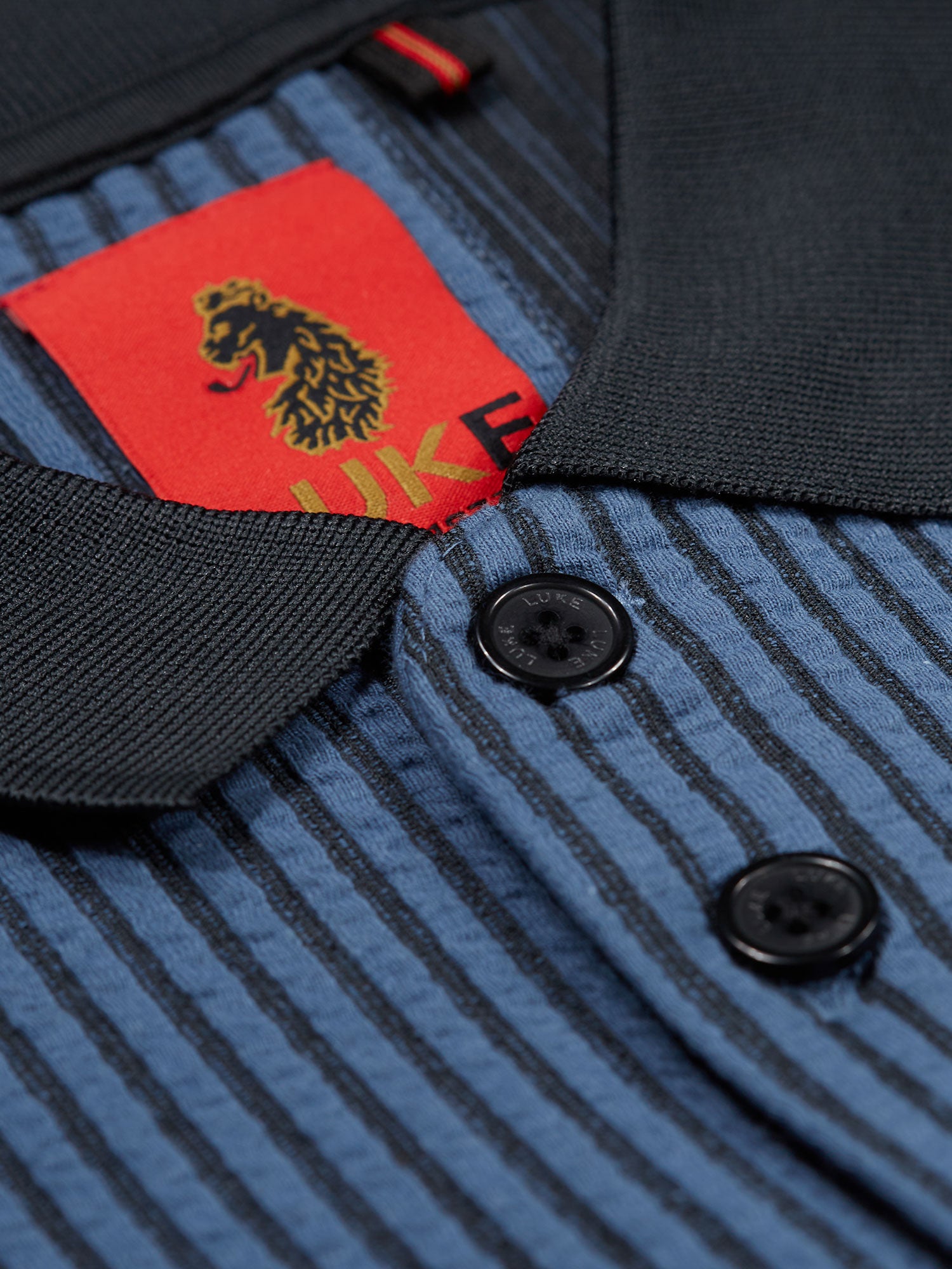 MATAGALPA BUTTON UP TEXTURED JACQUARD POLO