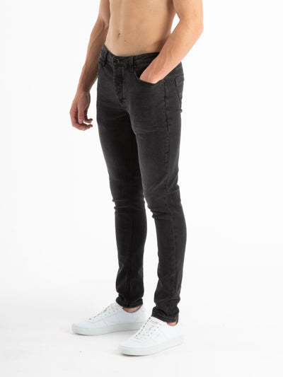 VAC SLIM FIT BLACK LIGHT WASH JEANS