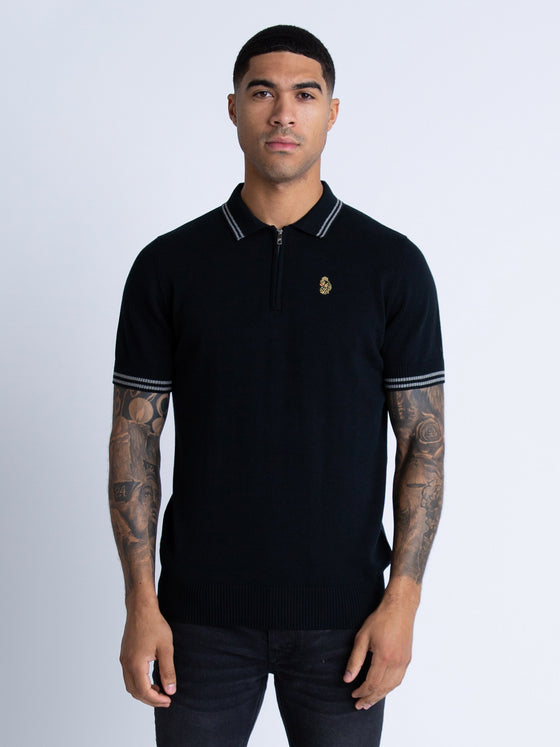 SHORT MILK KNITTED POLO
