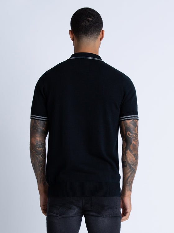 SHORT MILK KNITTED POLO