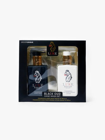 Men's black grooming product.