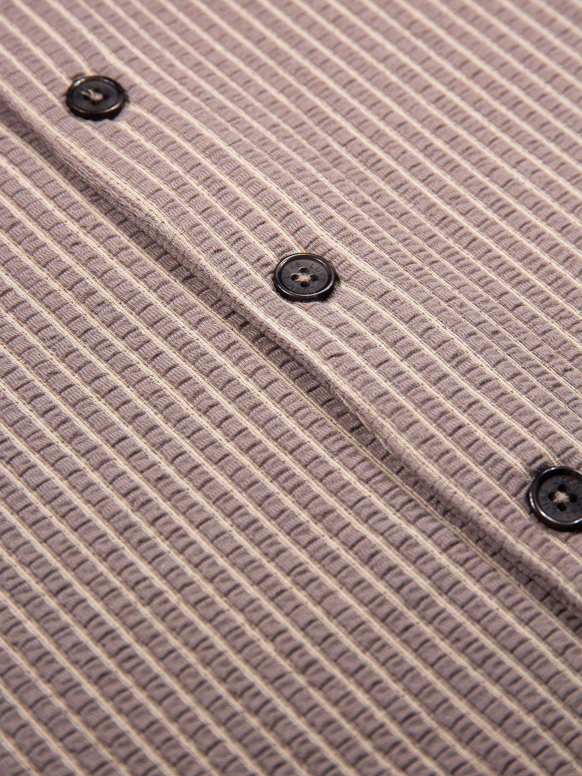 Men's brown polo shirt with polo collar.