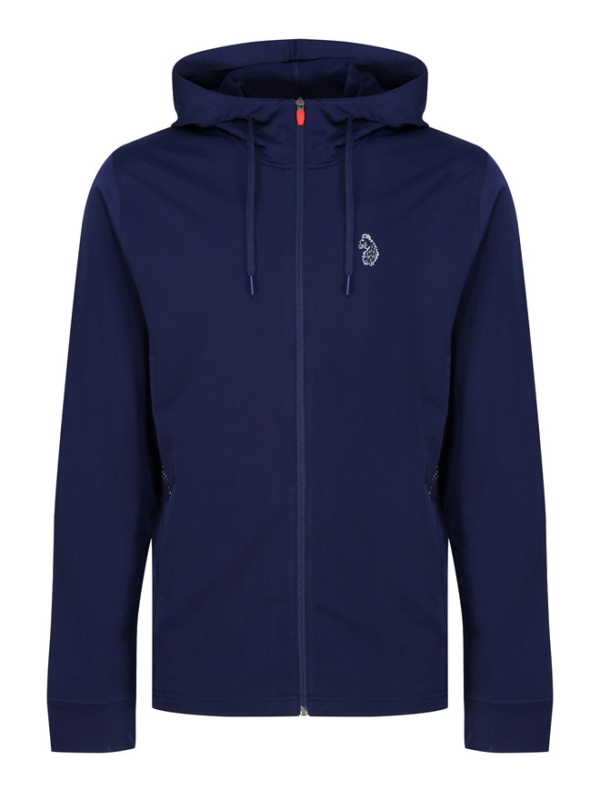 Luke Zip Hoodie Navy