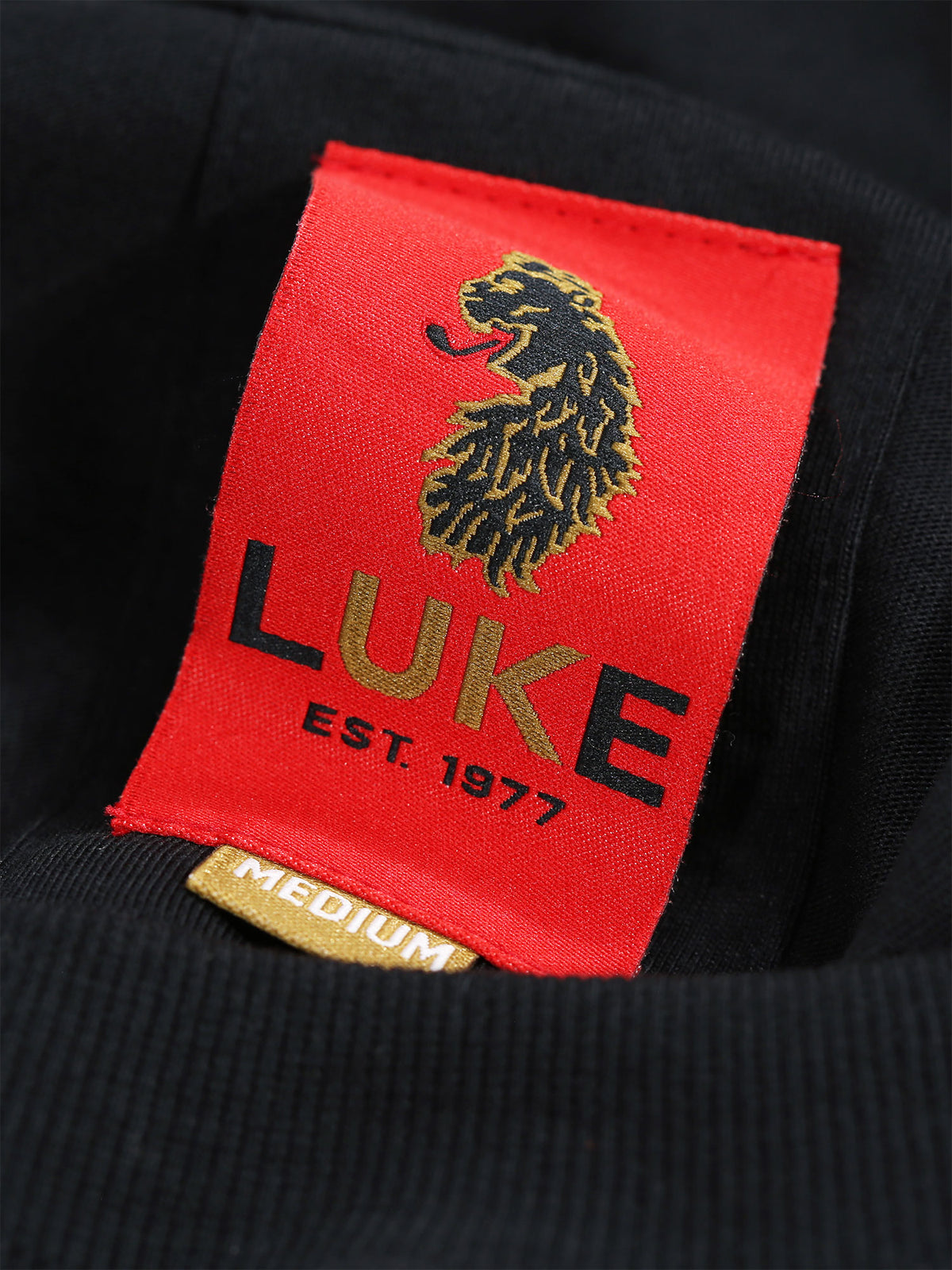 Men's black t-shirt with crew neck and short sleeves - detail view 1.