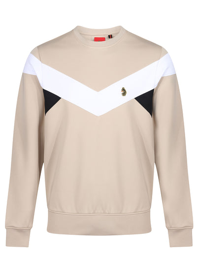 HADES CHEVRON CHEST PANEL SWEATSHIRT