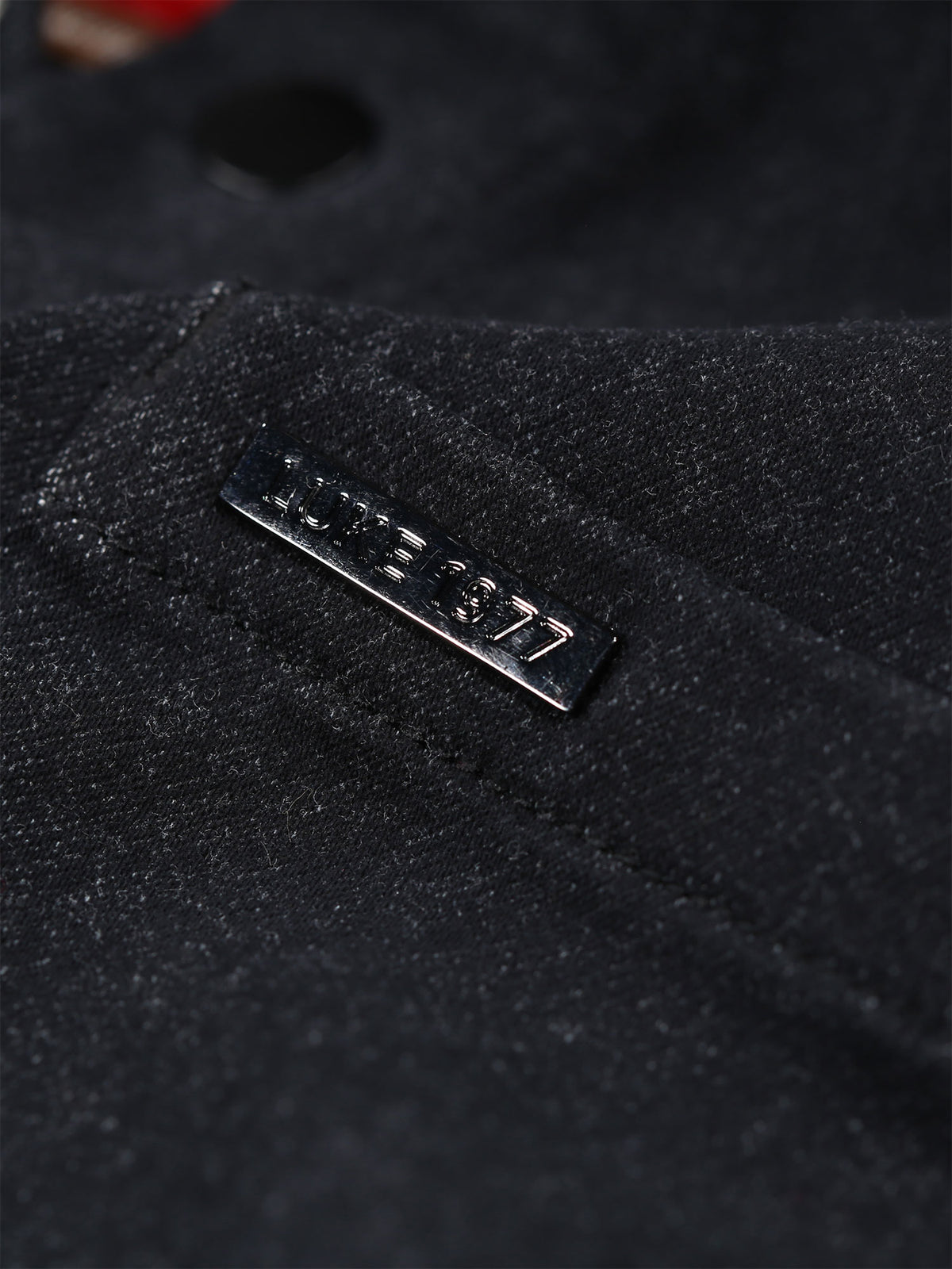 Men's grey shirt with button-up front.