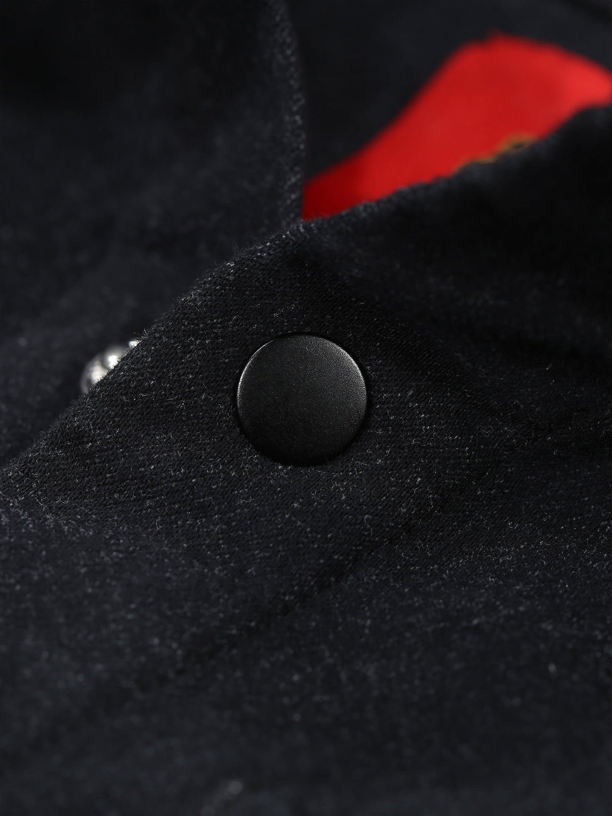 Men's grey shirt with button-up front.