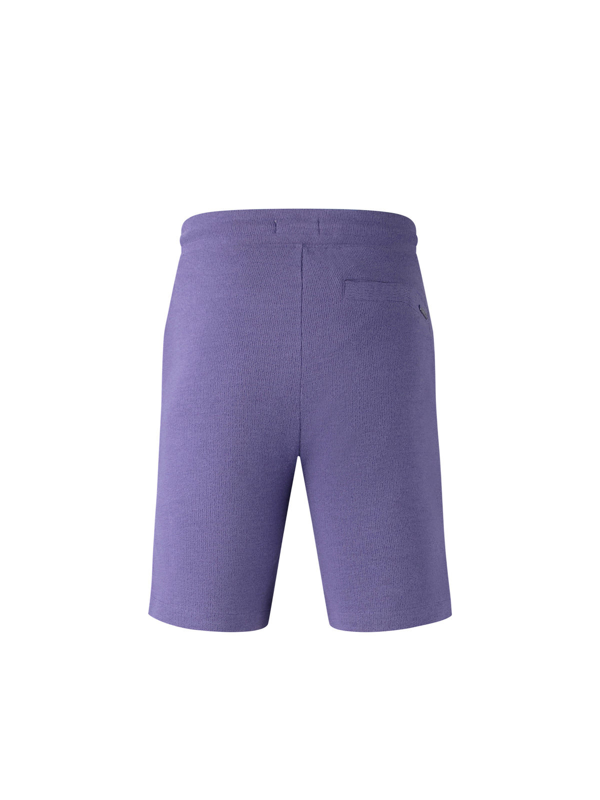 Men's purple shorts with drawstring waistband.