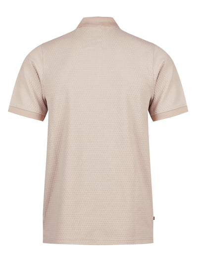 IZALCO WAFFLE JACQUARD TEXTURED POLO