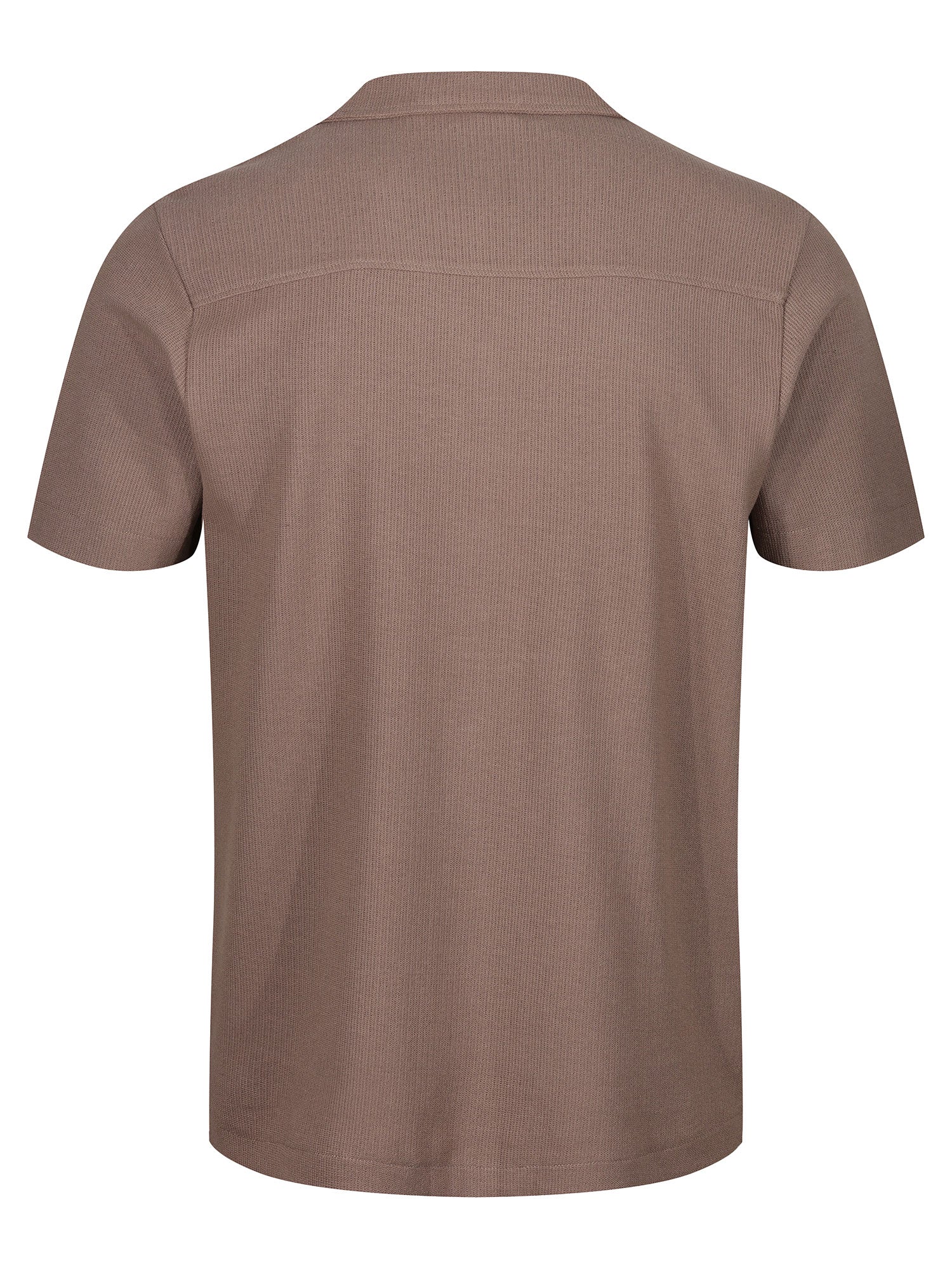 PACAYA WAFFLE TEXTURED SHORT SLEEVE CUBAN SHIRT