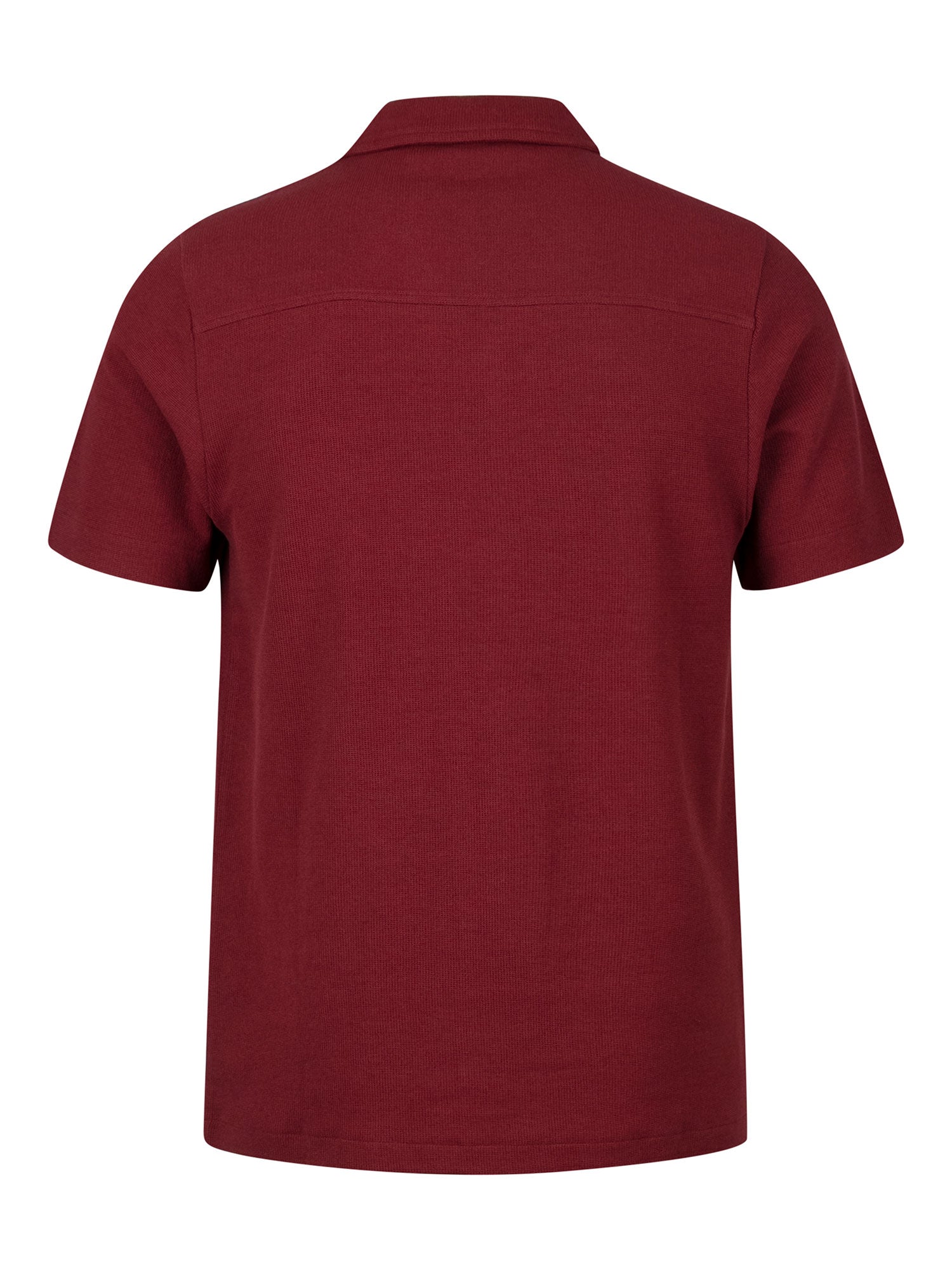 PACAYA WAFFLE TEXTURED SHORT SLEEVE CUBAN SHIRT