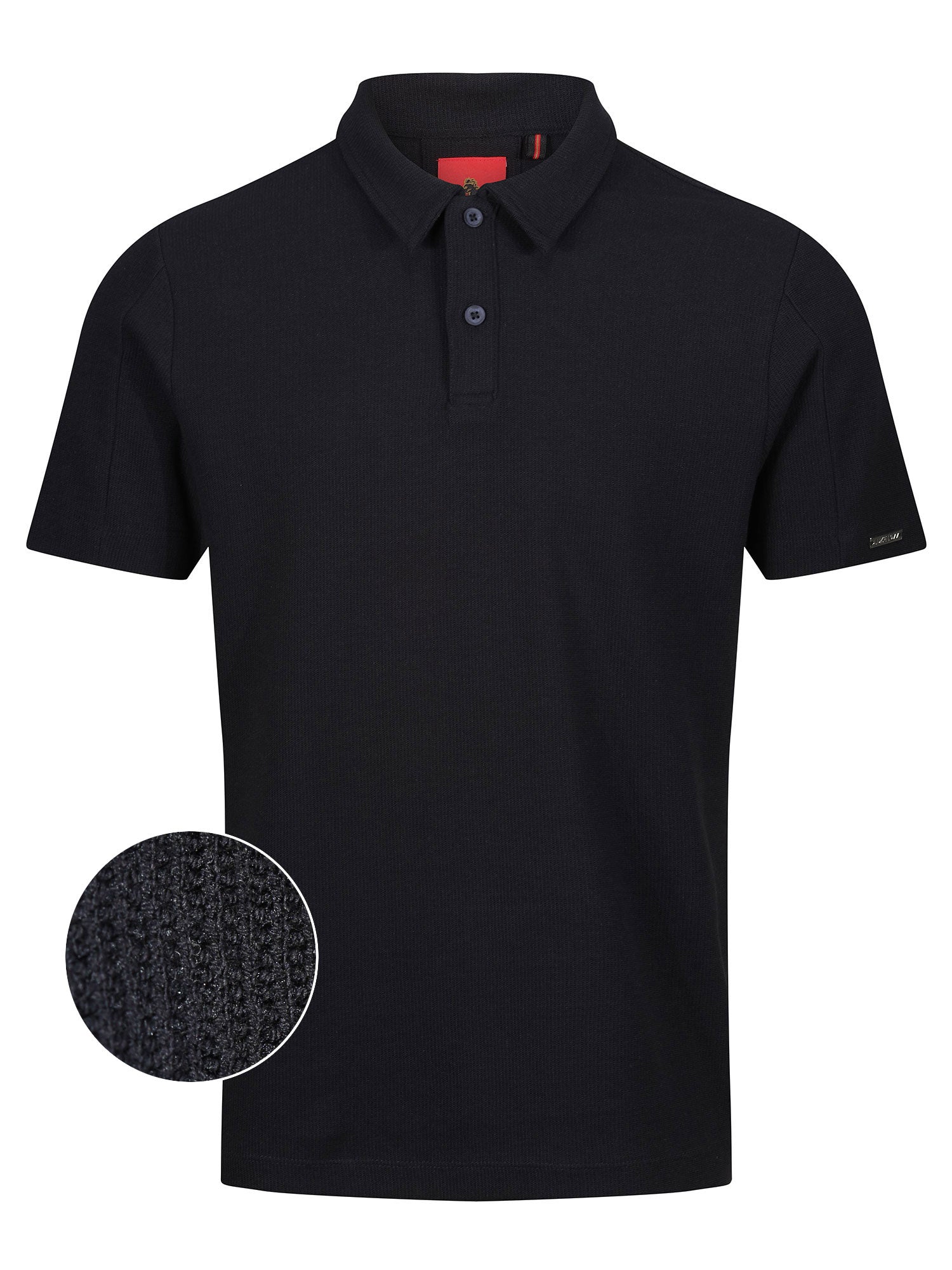 FUEGO TEXTURED WAFFLE POLO