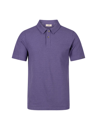 FUEGO TEXTURED WAFFLE POLO