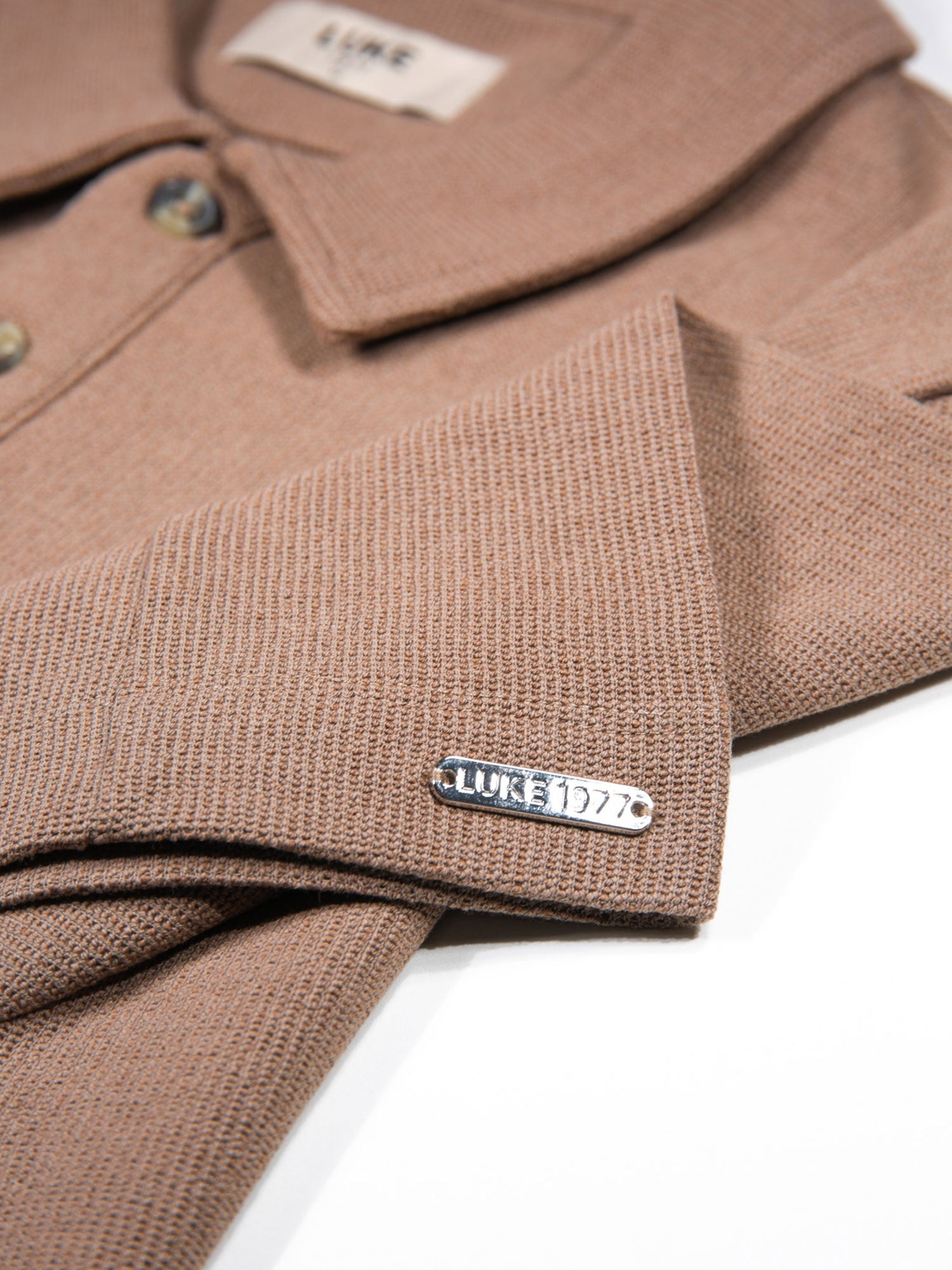 FUEGO TEXTURED WAFFLE POLO