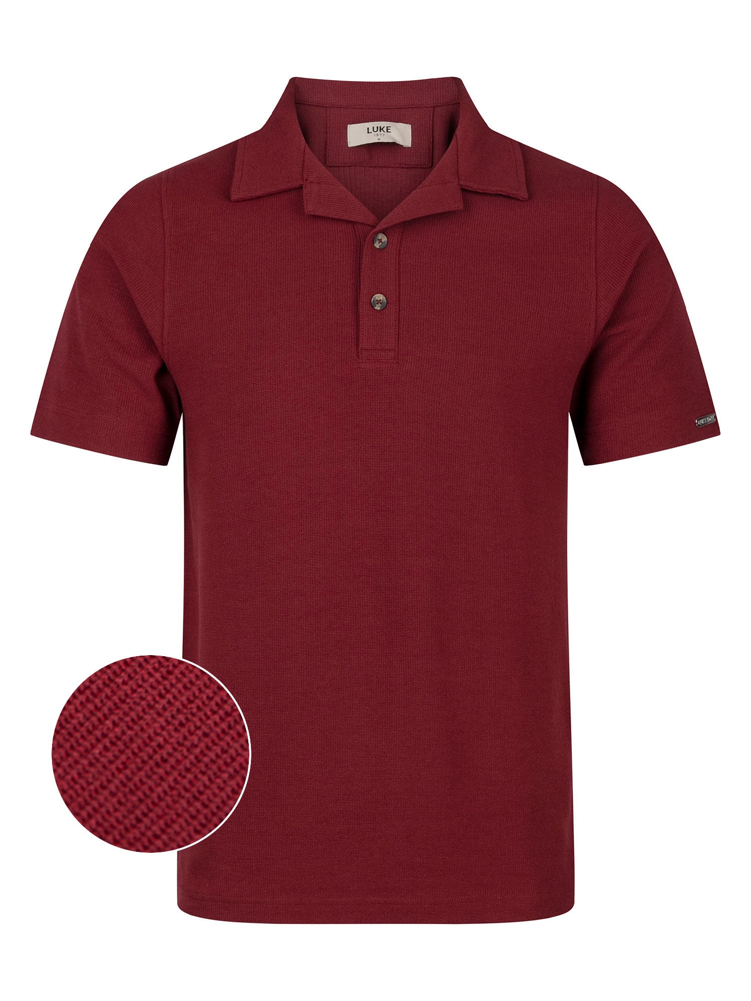 MADERAS TEXTURED WAFFLE POLO