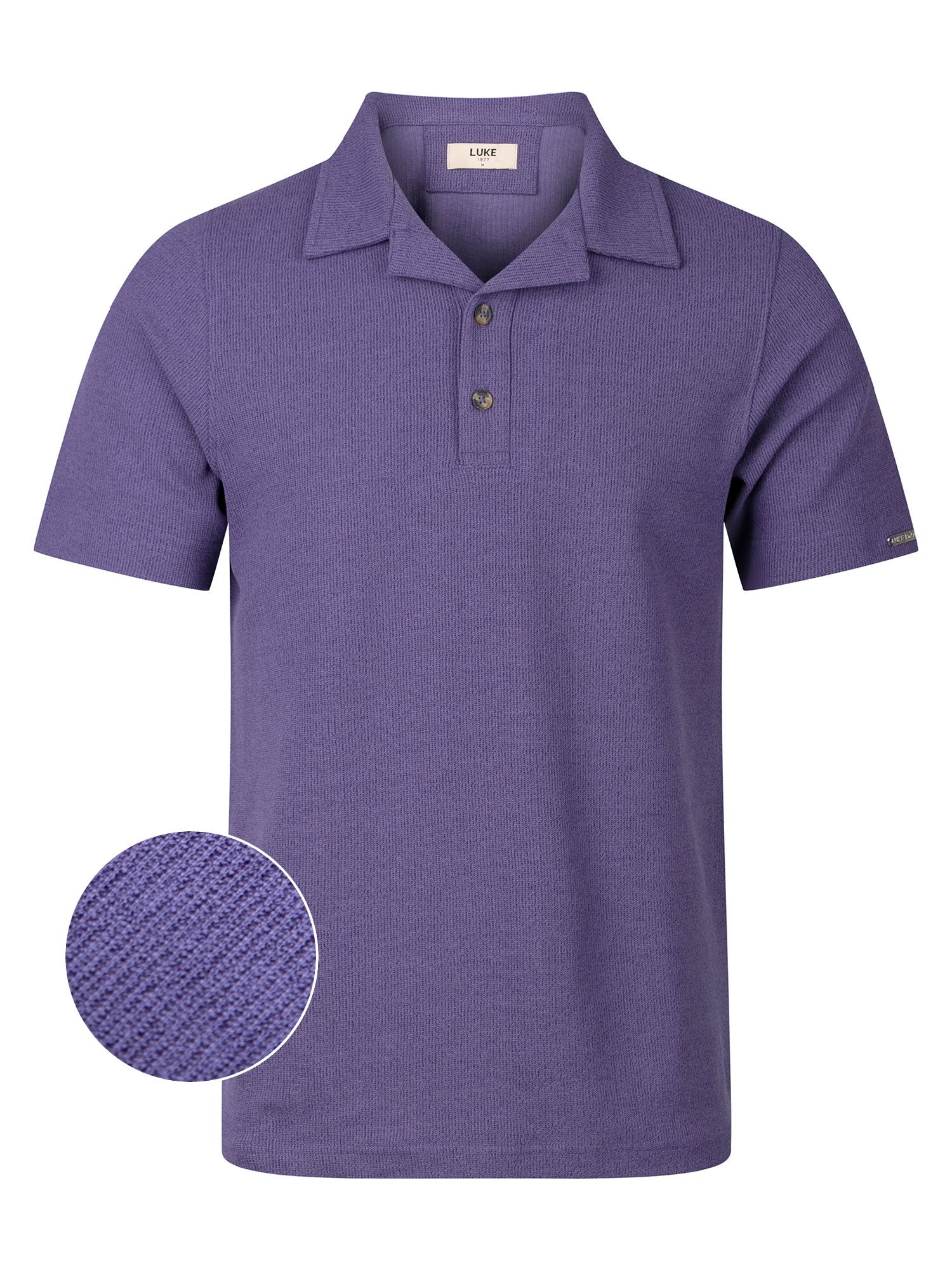 MADERAS TEXTURED WAFFLE POLO