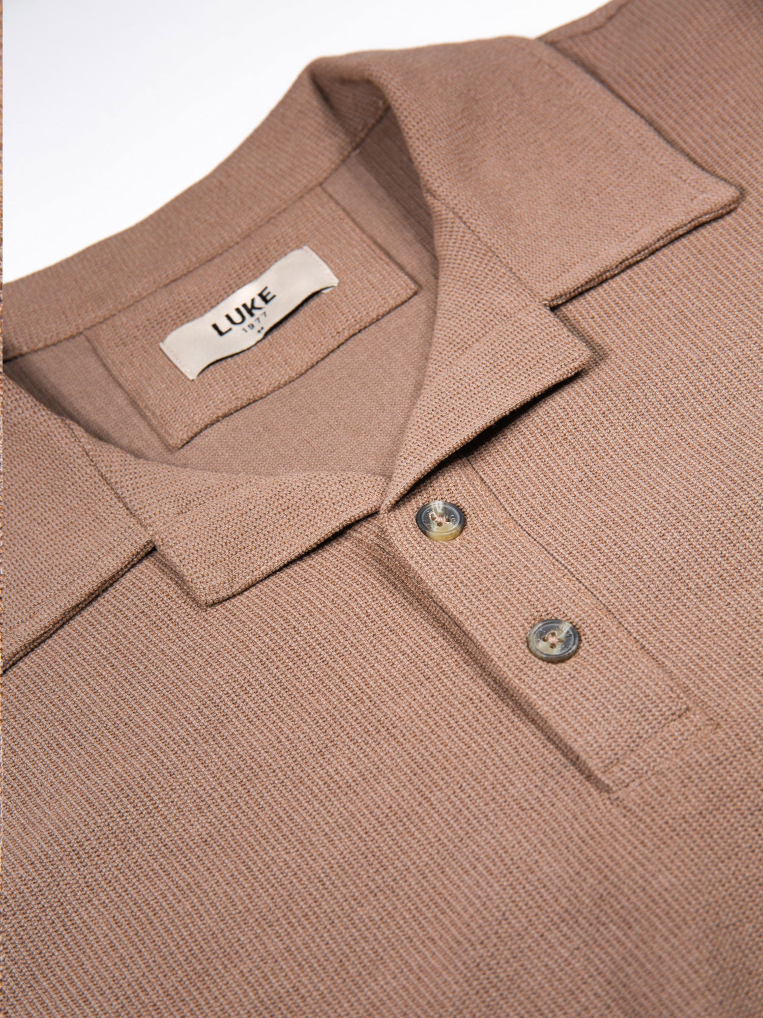 MADERAS TEXTURED WAFFLE POLO