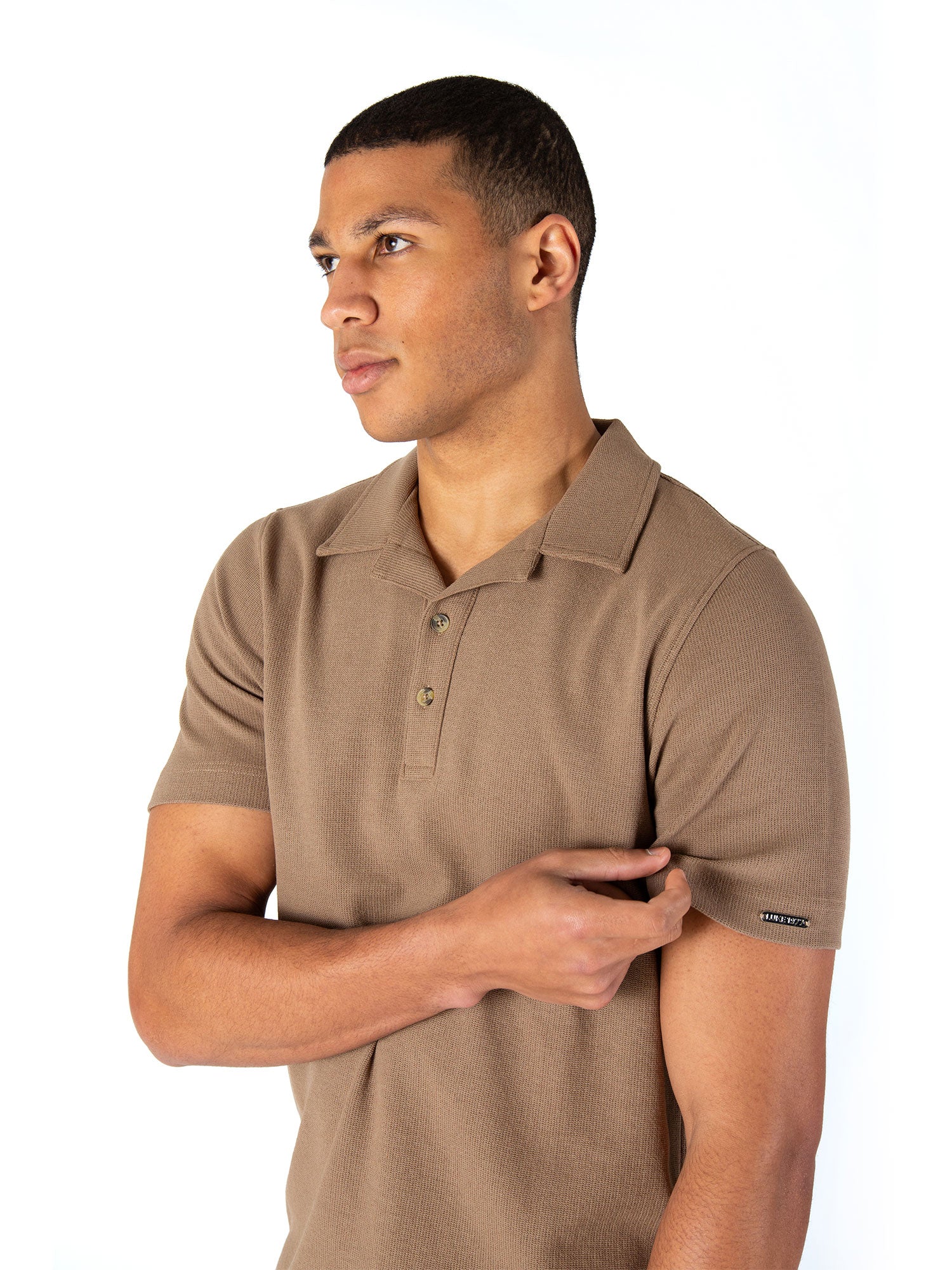 MADERAS TEXTURED WAFFLE POLO