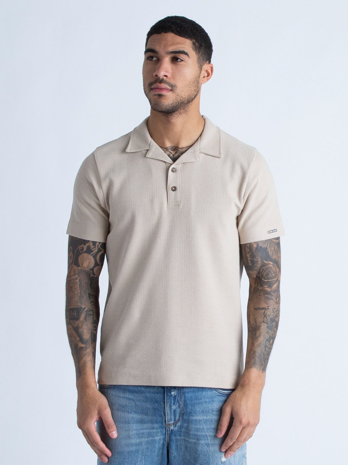 MADERAS TEXTURED WAFFLE POLO