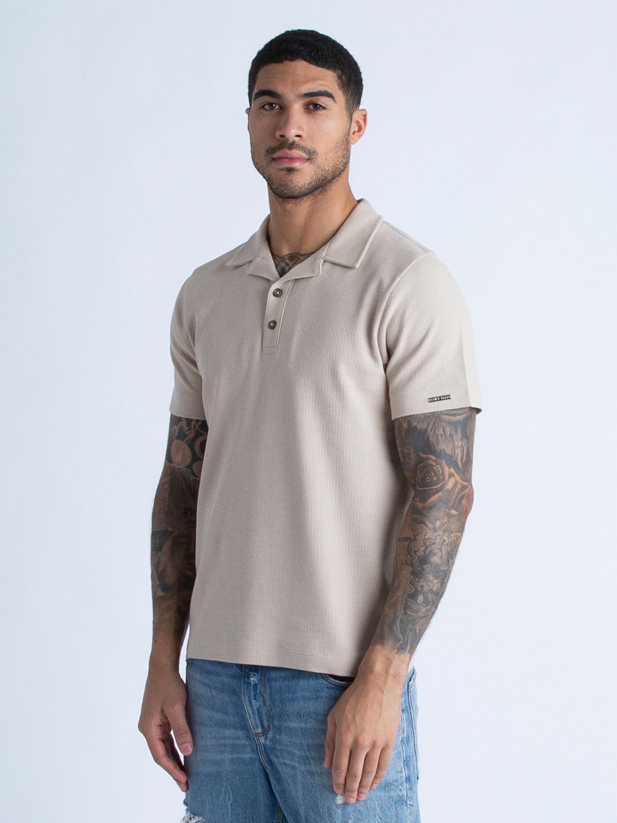 MADERAS TEXTURED WAFFLE POLO